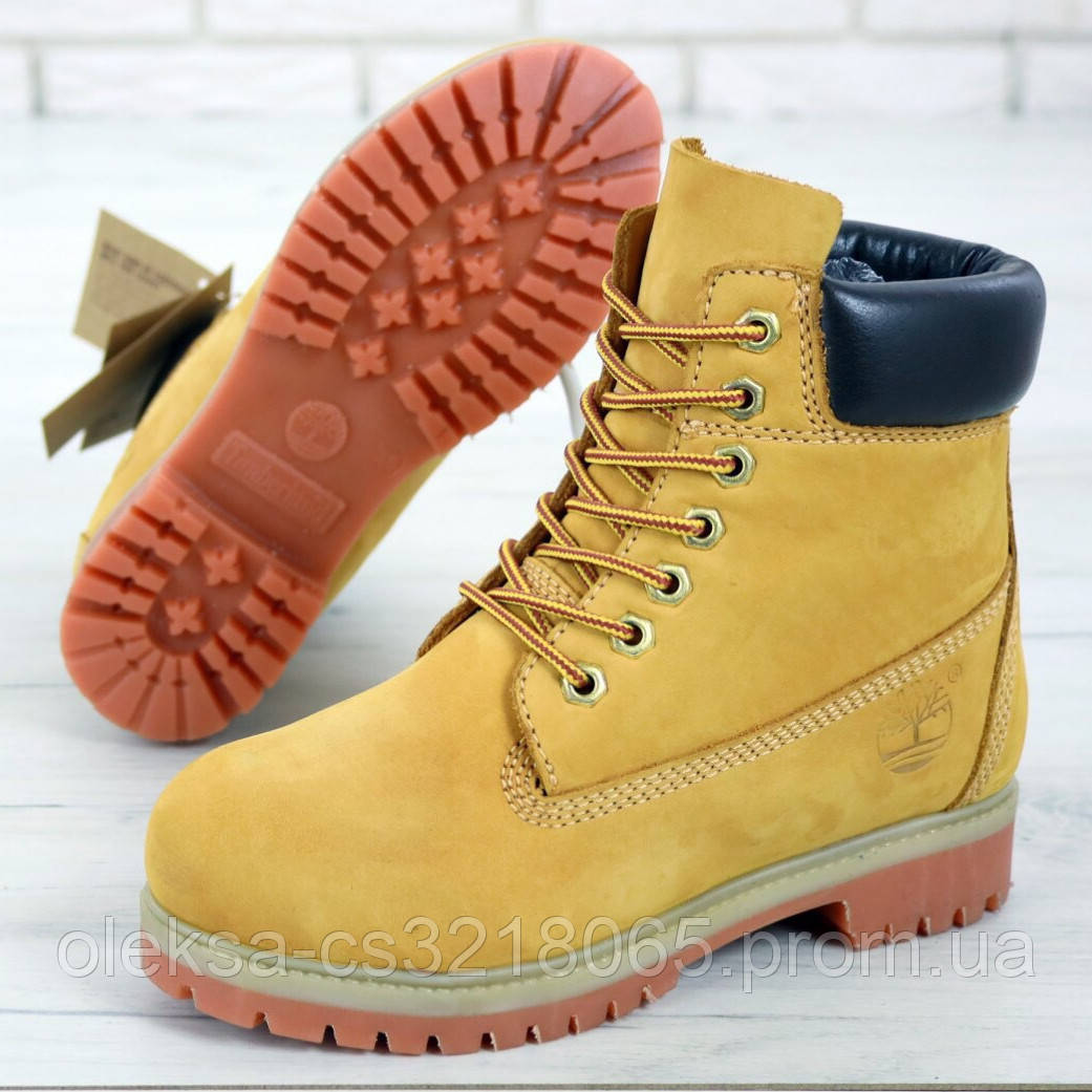 

Женские ботинки в стиле Timberland Classic Boots, нубук, песочный, Вьетнам