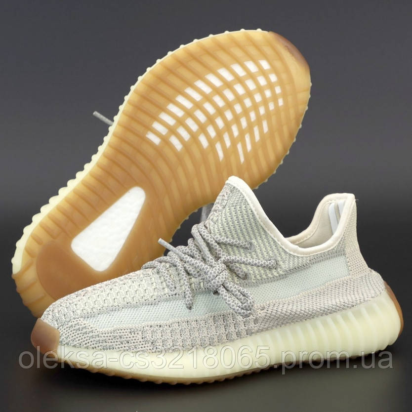 

Мужские кроссовки в стиле Adidas Yeezy 350 BOOST, серый, рефлектив, Вьетнам 43