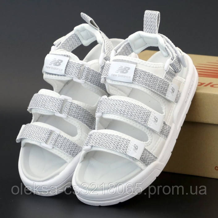 

Женские сандалии в стиле New Balance Caravan Multi Sandals, белый, рефлектив, Корея 37