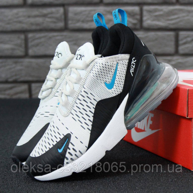 

Мужские кроссовки в стиле Nike Air Max 270, черный, белый, синий, Вьетнам, Разные цвета