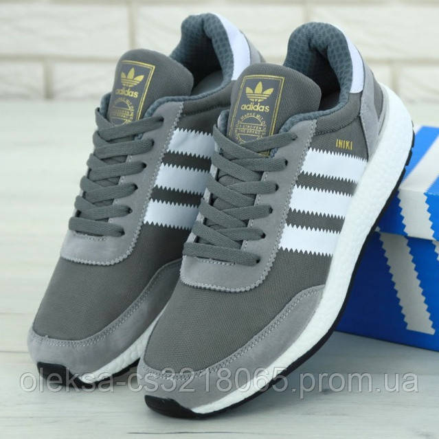 

Мужские кроссовки в стиле Adidas Iniki RUNNER BOOST, серый, белый, Вьетнам, Разные цвета