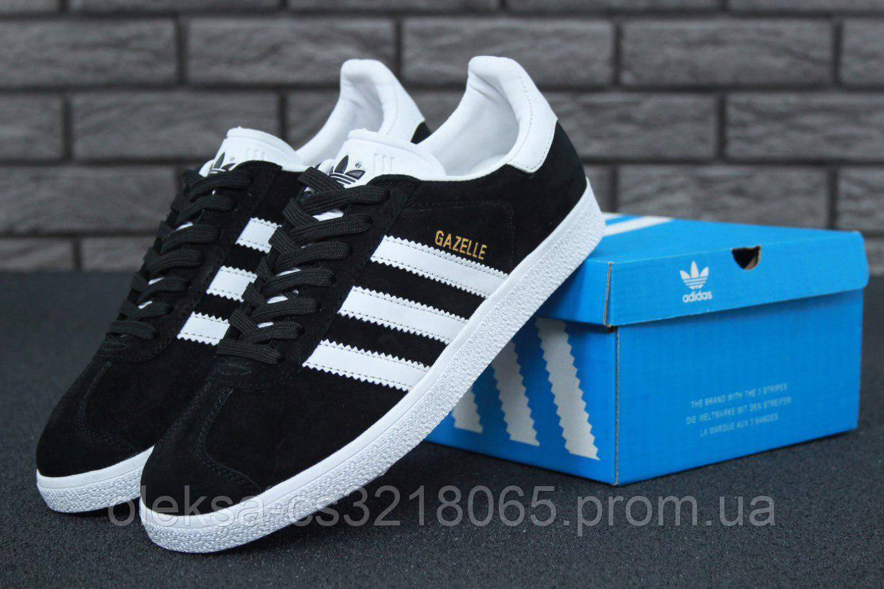 

Мужские кроссовки в стиле Adidas Gazelle OG, черно-белый, Вьетнам 44