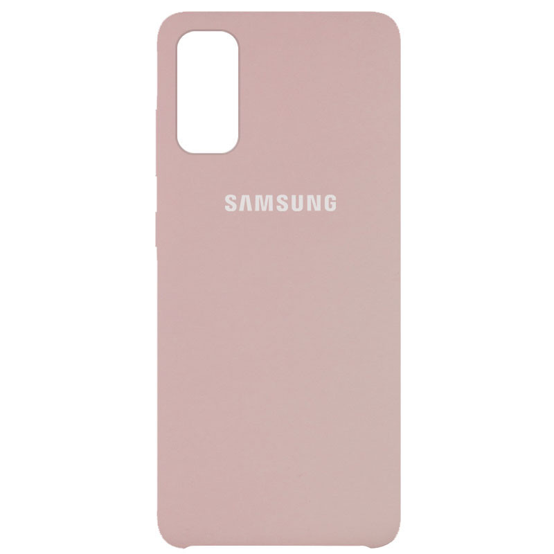 

Чехол Silicone Cover (AAA) для Samsung Galaxy S20, Розовый / pink sand