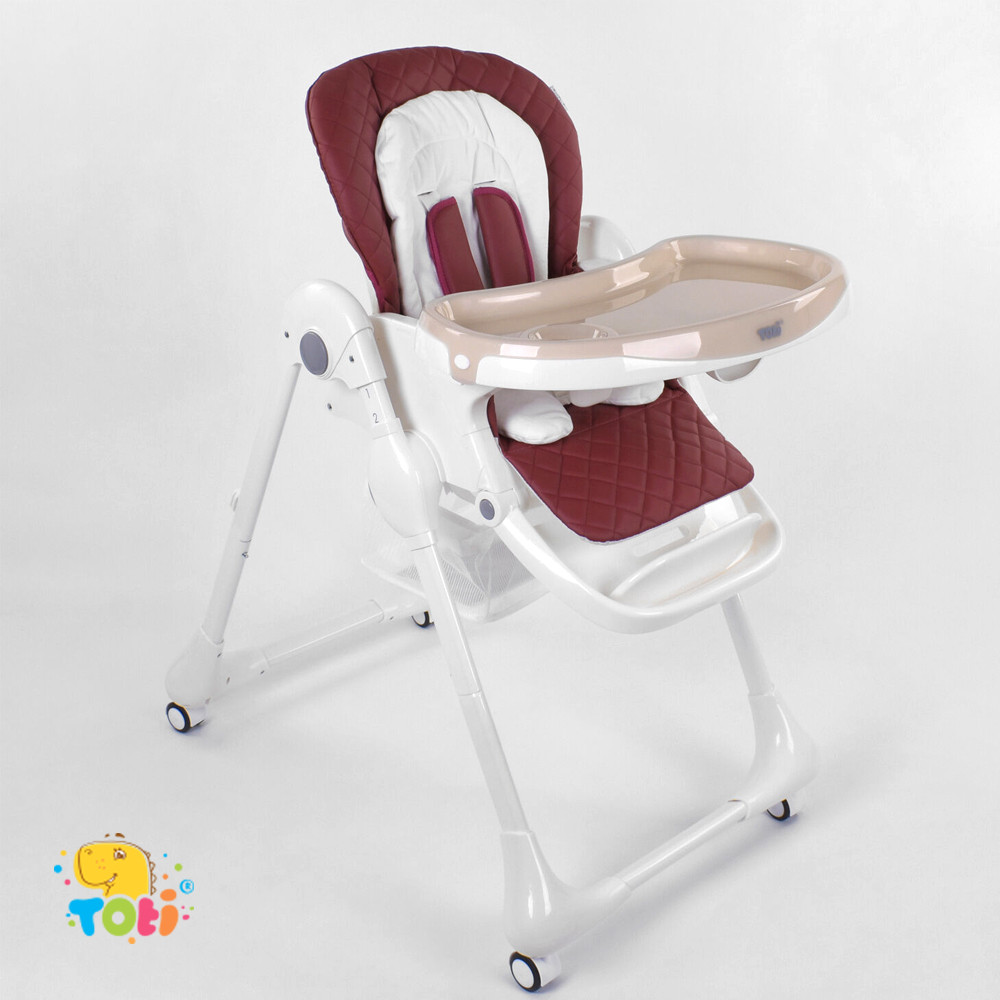 

Стульчик для кормления Toti W-22019 Бордовый
