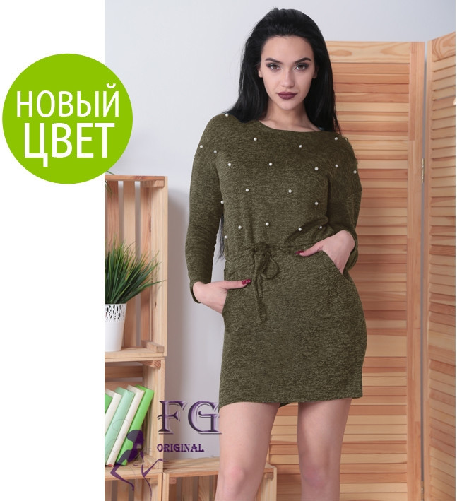 

Платье из ангоры "Мартина" с карманами