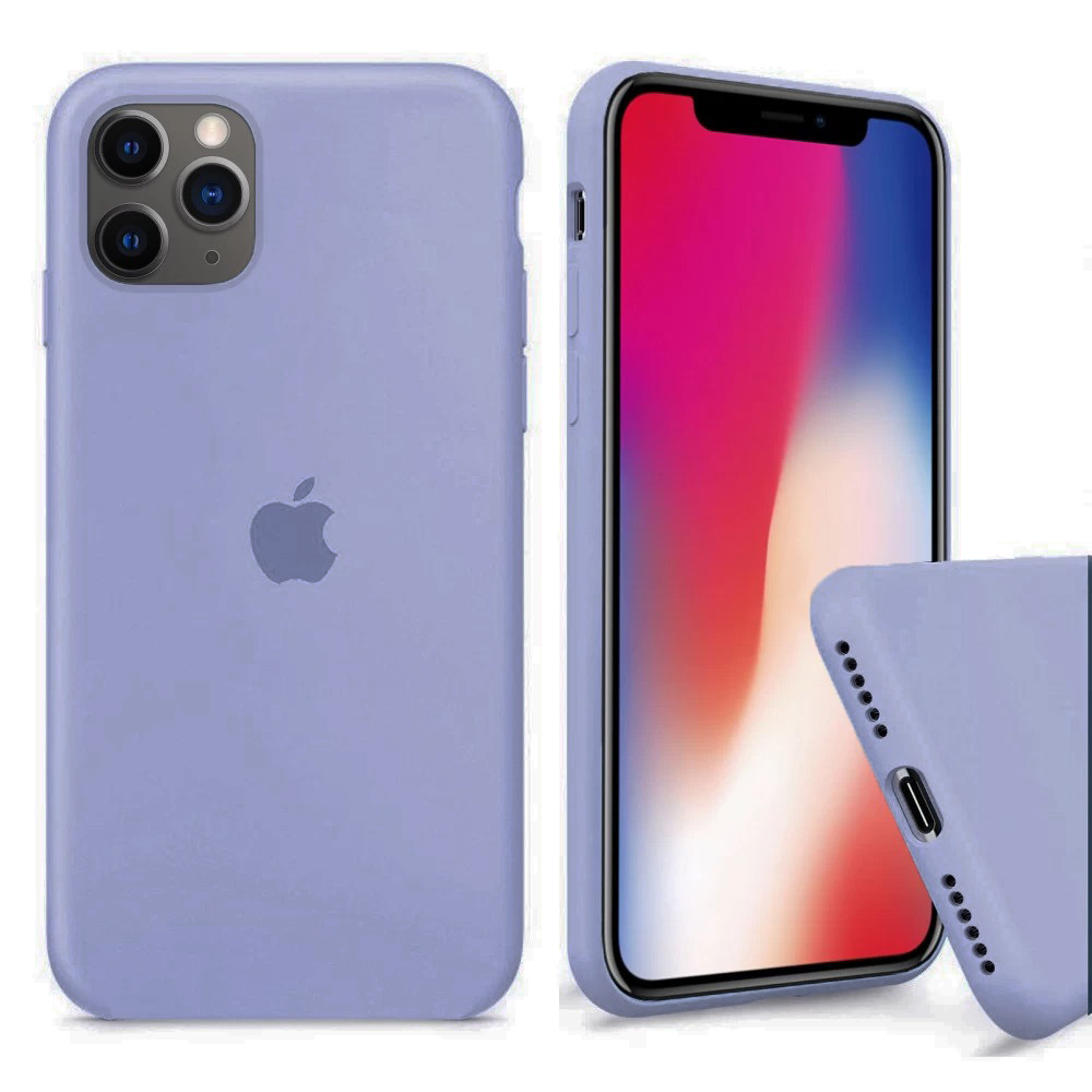 

Чехол Silicone Full Cover для iPhone 11 Pro Lavender Grey