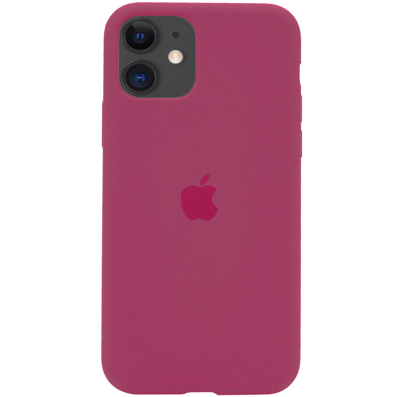 

Противоударный Силиконовый Чехол-Бампер Epik Silicone Case Full Protective AA для Apple iPhone 11 (6.1"), Красный / rose red