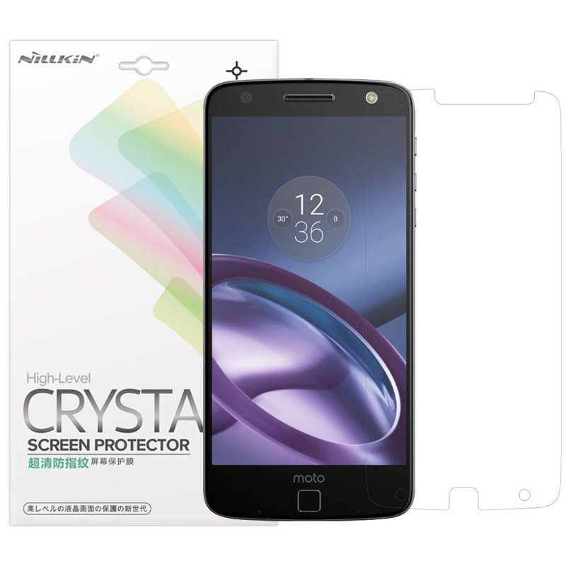 

Защитная пленка Nillkin Crystal для Motorola Moto Z (XT1650, Анти-отпечатки