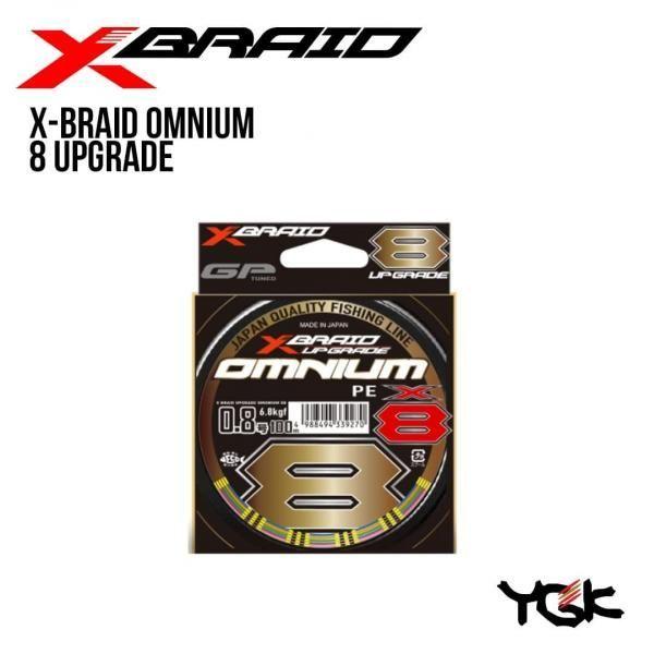 

".Шнур плетеный YGK X-Braid Upgrade Omnium X8 150m (1.5 (14.0kg)), Многоцветный