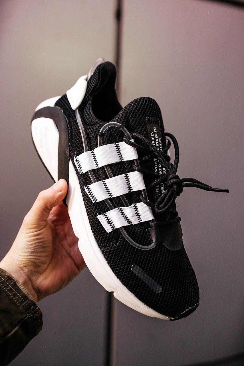 

Мужские кроссовки Adidas Lexicon "Black White" / Адидас Лексикон Черные Белые 41, Черный