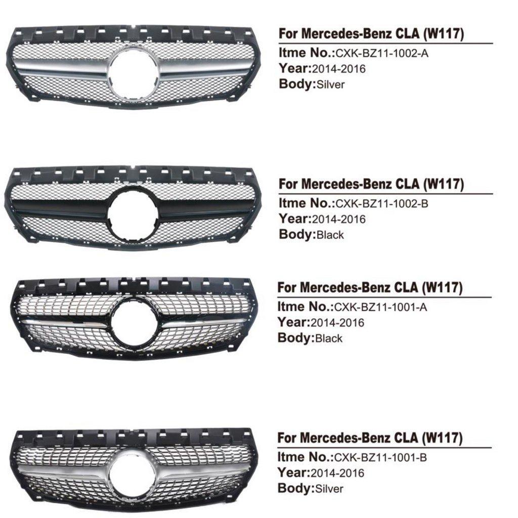 

Mercedes CLA C117 2013-2019 гг. Передняя решетка (2013-2016, Diamond)