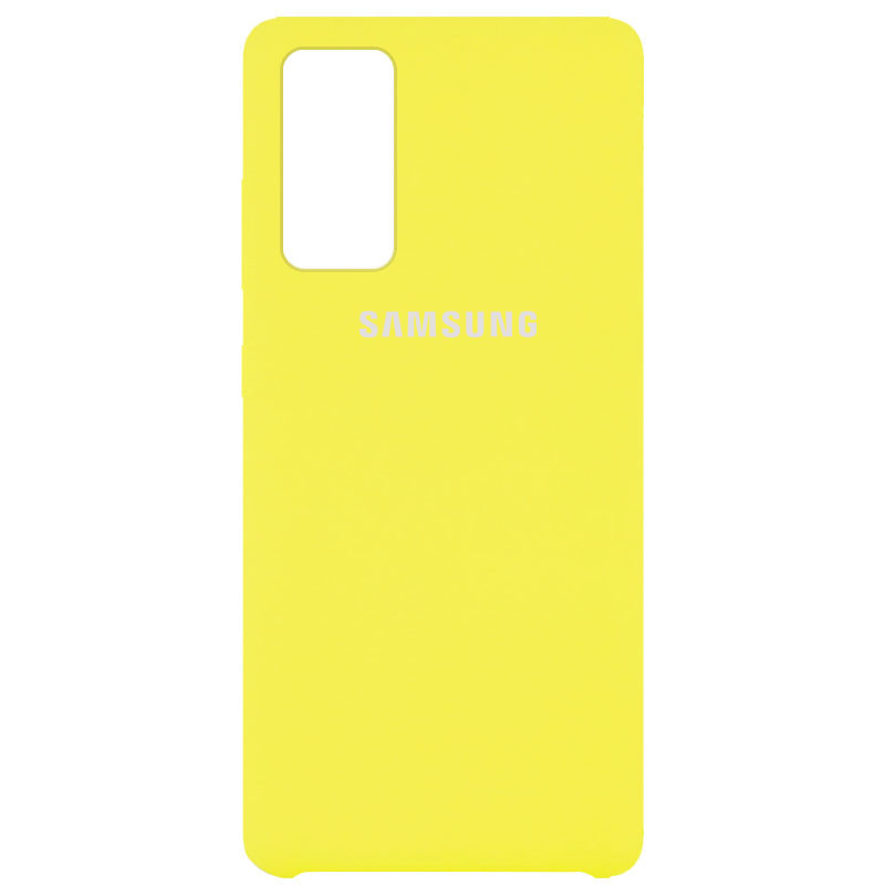 

Чехол Silicone Cover (AAA) для Samsung Galaxy S20 FE Желтый / Bright Yellow