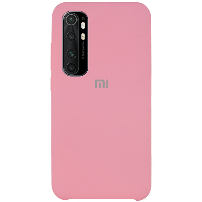 

Чехол Silicone Cover (AAA) для Xiaomi Mi Note 10 Lite Розовый / Light pink