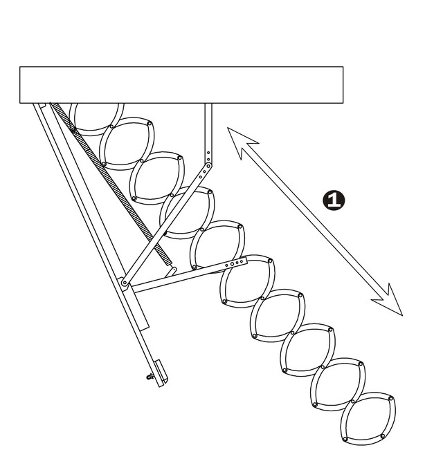 чердачная лестница из металла | раздвижная лестница оман металл |  ножничная лестница