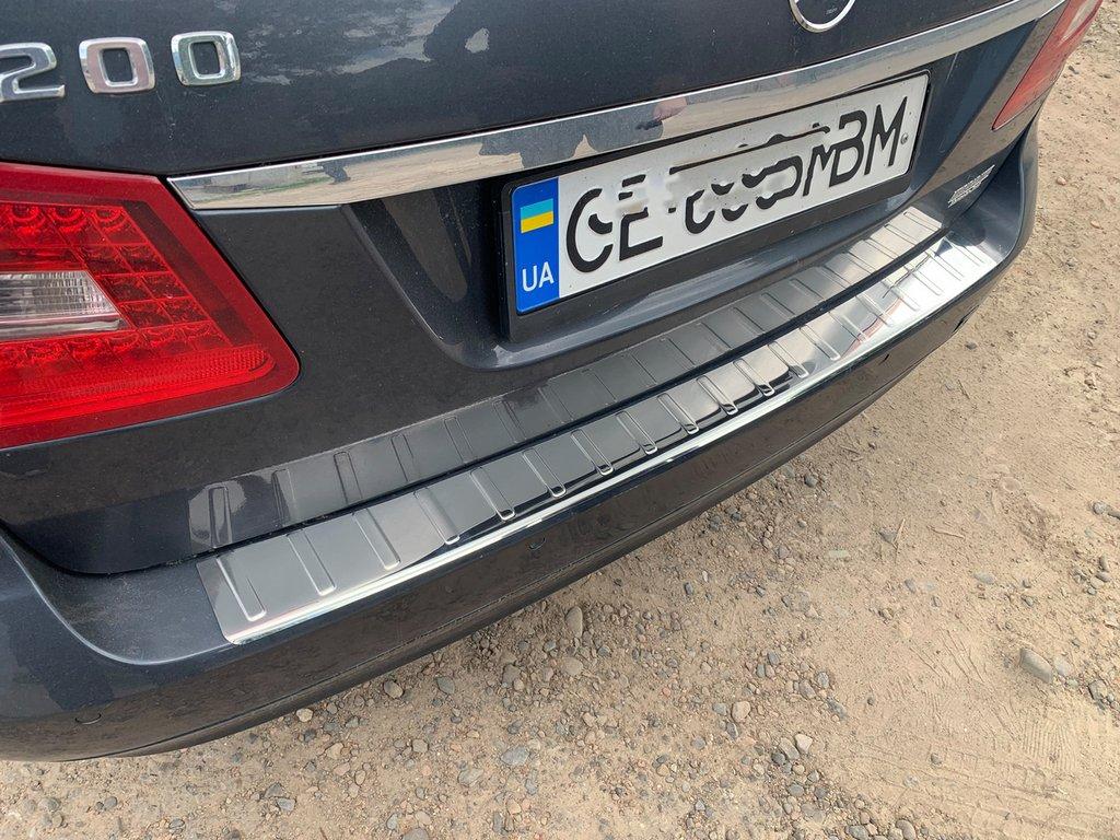 

Mercedes E-klass W212 Накладка на задний бампер Carmos (SW, нерж)
