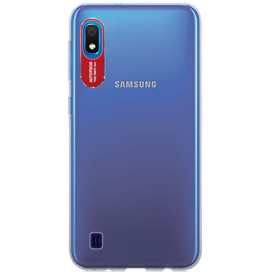 

TPU чехол Epic clear flash для телефона Samsung Galaxy A10 (A105F) разные цвета Бесцветный / Черный Бесцветный / Красный