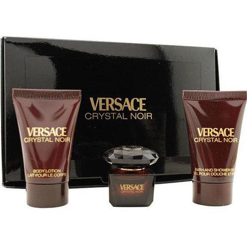 

Набори|туалетна вода для жінок Versace Crystal Noir Set (EDT5+B/L 25+S/G25) оригінал