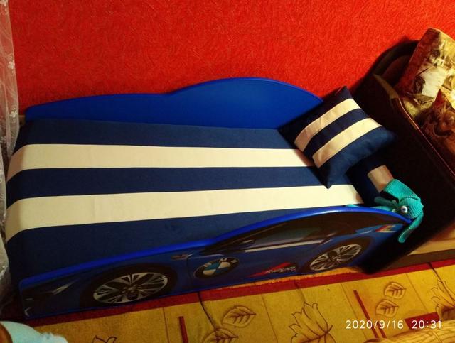 Кровать детская Premium P002 Blue (3)