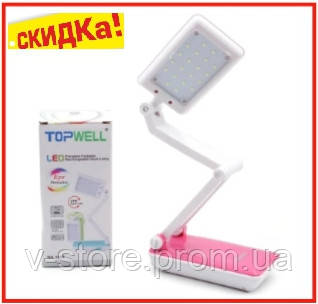 

Настольная аккумуляторная светодиодная LED лампа трансформер Topwell