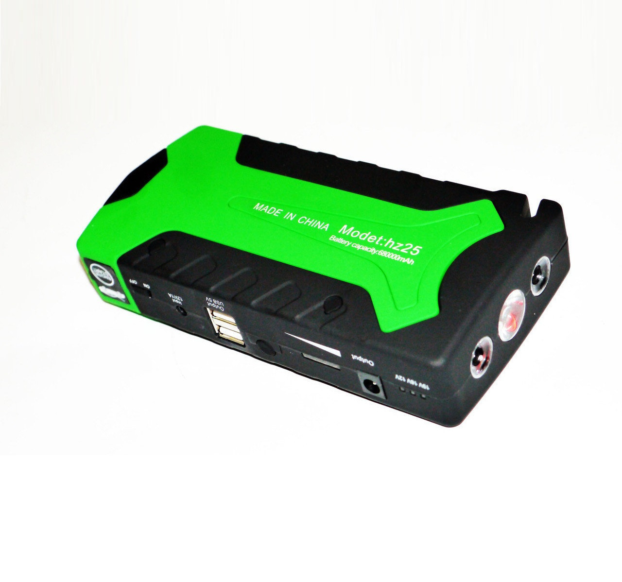 

Пуско-зарядное автомобильное устройство Jump Starter HZ-25 20000mAh 2хUSB + Фонарик