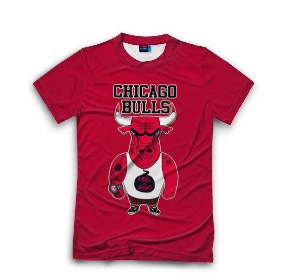 

Футболка «Chicago bulls» красный