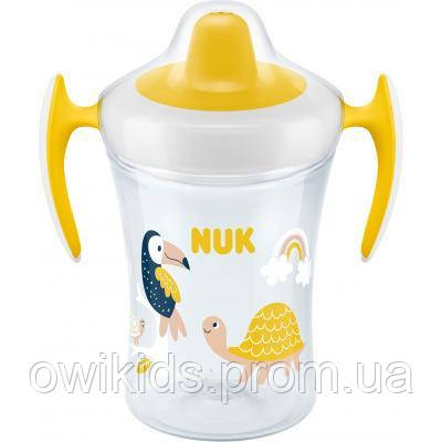 

Поильник-непроливайка NUK Evolution, 200 мл, 6 мес+ белый (4008600307822