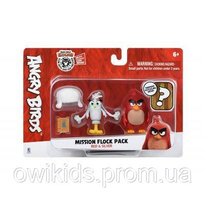 

Фигурка Jazwares Angry Birds ANB Mission Flock Ред та Сільвер (ANB0007)