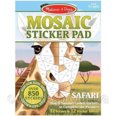 

Набор для творчества Melissa&Doug Мозаичные наклейки Сафари (MD30160)