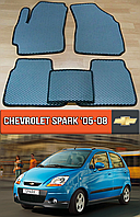 ЕВА коврики Шевроле Спарк 2005-2008. EVA ковры на Chevrolet Spark