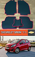 ЕВА коврики Шевроле Спарк 2011-н.в. EVA ковры на Chevrolet Spark