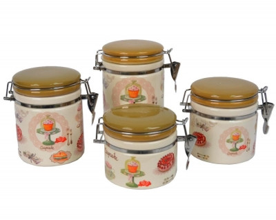 

Набор банок для сыпучих продуктов Cupcake SKL11-209697
