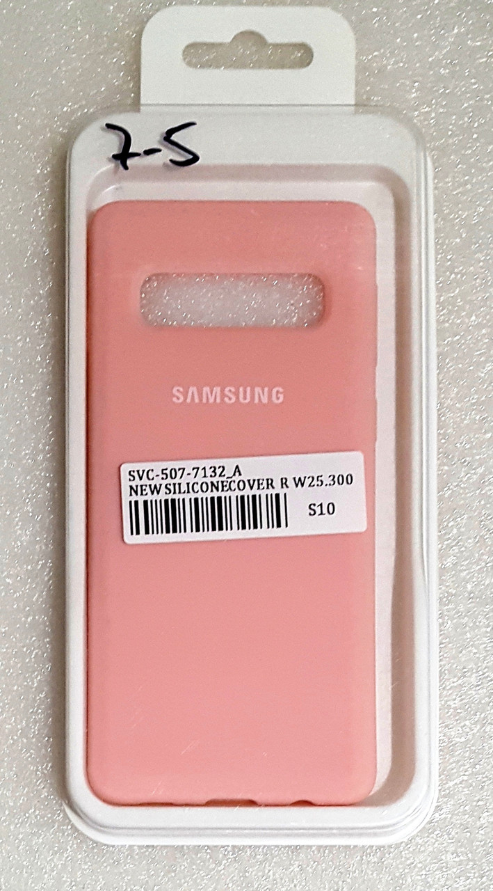 

Силиконовый чехол ORIGINAL Samsung S10 (G973) pink