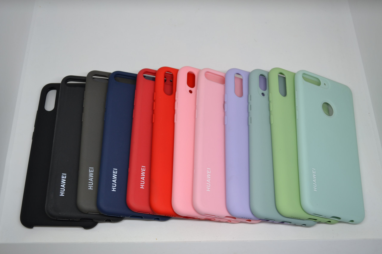 

Силиконовый чехол Original Silicone Case HUAWEI Y6 PRIME 2019 PINK SAND