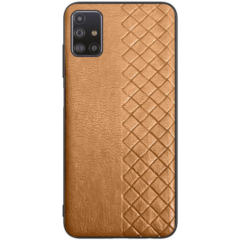 

Кожаная накладка WeaveSide для Samsung Galaxy M31s, Коричневый