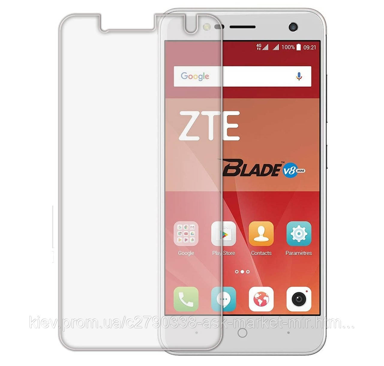 

Защитное стекло ProGlass для ZTE Blade V8 Lite, Прозрачный