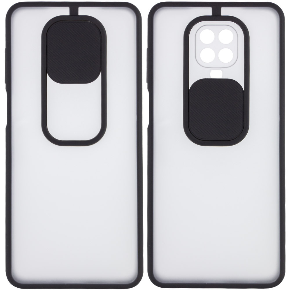 

Чехол Camshield mate TPU со шторкой для камеры для Xiaomi Redmi Note 9s / Note 9 Pro /Note 9 Pro Max Новое, Черный