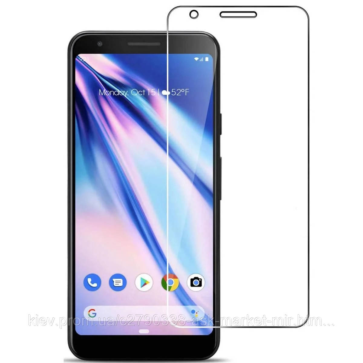 

Защитное стекло ProGlass для Google Pixel 3a XL, Прозрачный