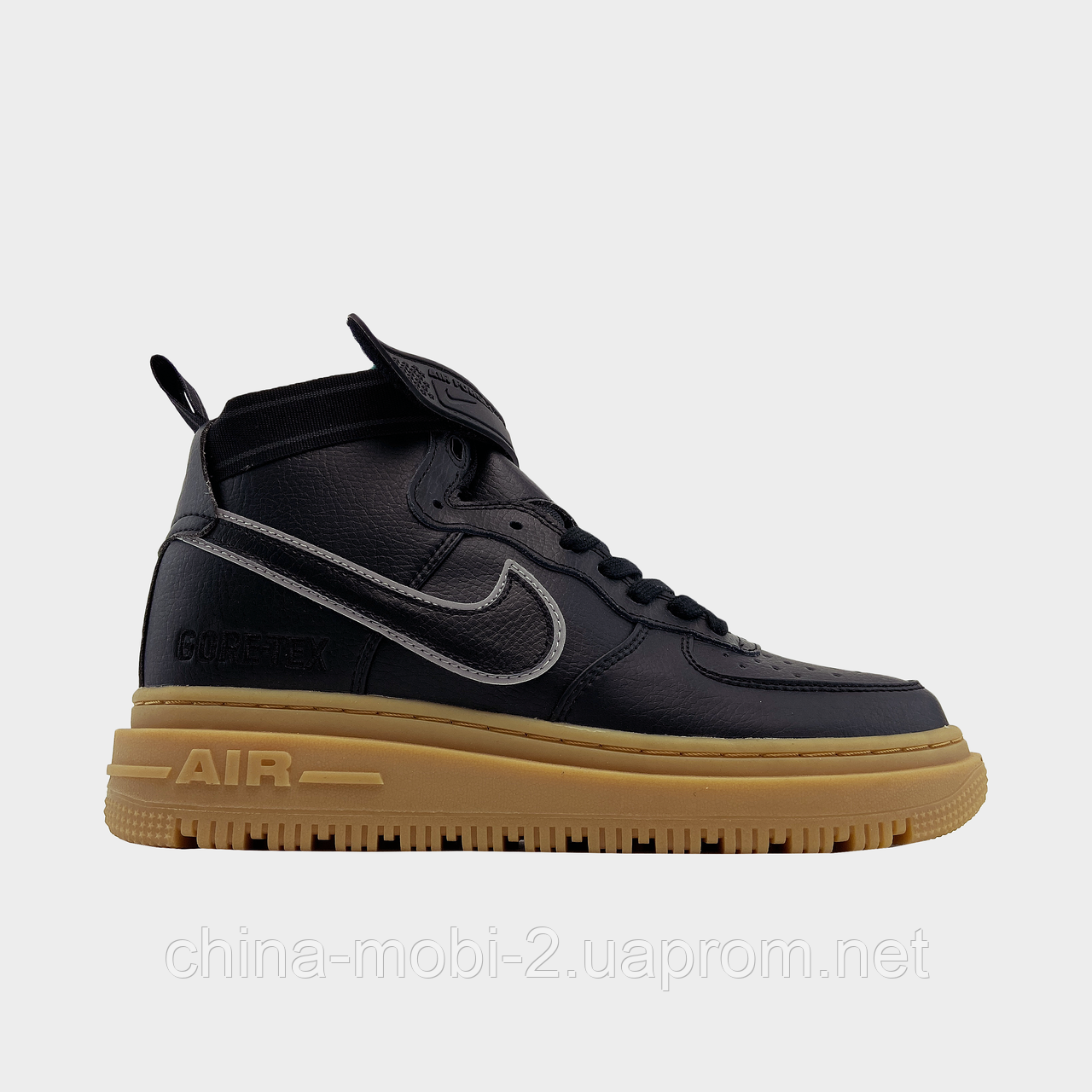 

Nike Air Force 1 High Gore-Tex Black (Черный), Чёрный