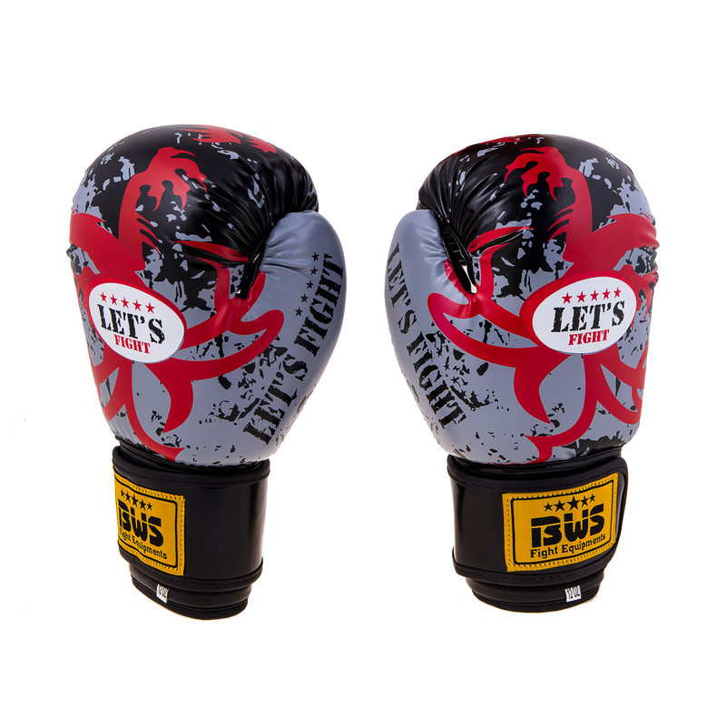 

Боксерские перчатки Let'sFight BWS, FLEX, 8oz,10oz,12oz, Черный