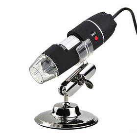 USB микроскоп цифровой Ootdty DM-1600  с LED подсветкой Черный  КОД: 100094