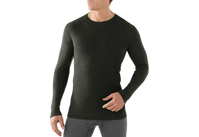 

Термофутболка SmartWool Men's NTS Mid 250 Crew XL, Olive Heather (307), Lochness heather (961)