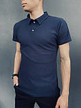 Мужской летний костюм Intruder LaCosta футболка поло синяя шорты и кепка черные S (001SAG 1052), фото 4