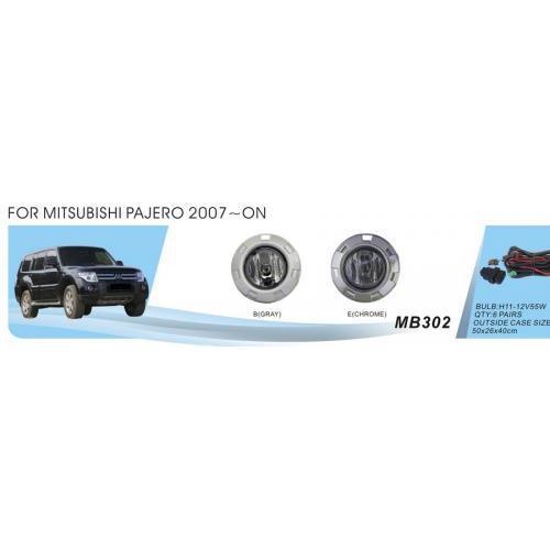 

Фары доп.модель Mitsubishi Pajero 2007-09/MB-302B-W/H11-55W/эл.проводка (MB-302B-W)