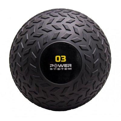 

Мяч SlamBall для кросфита и фитнеса Power System 3 кг рифленый PS-4114 SKL24-190151