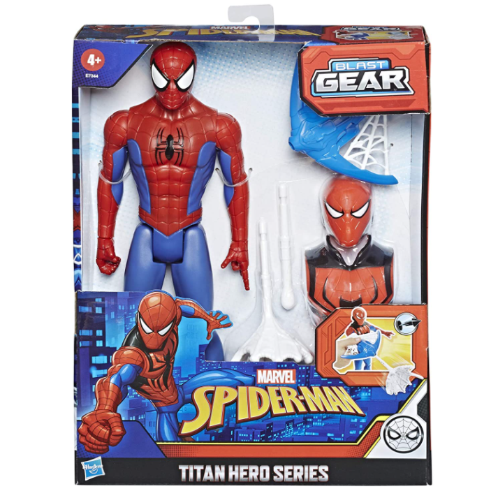 

Фигурка Человек-паук интерактивная 30 см ОРИГИНАЛ Spider-Man Blast Gear Hasbro