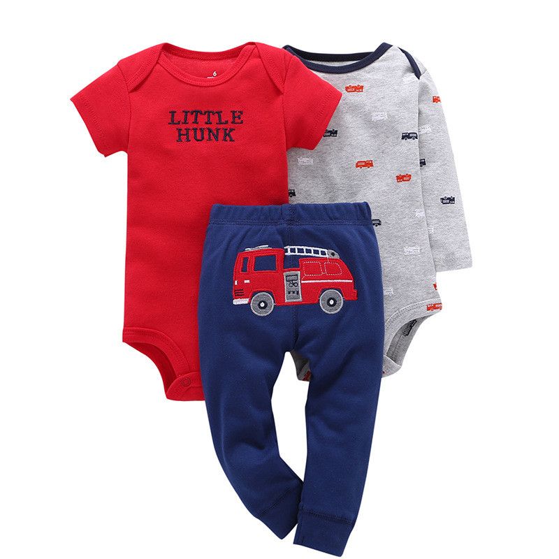 

Комплект для мальчика 3 в 1 Пожарная машина Berni Kids (6 мес)