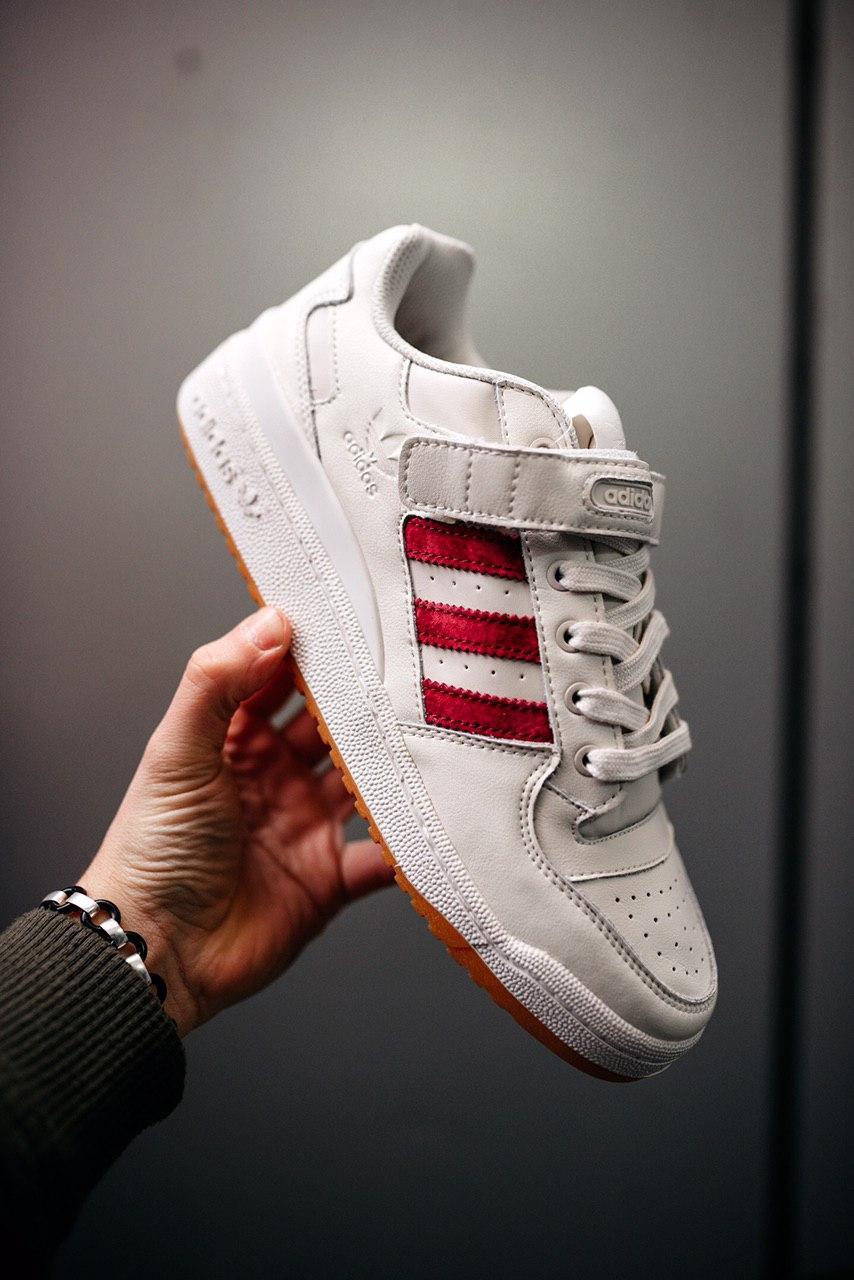 

Мужские кроссовки Adidas Forum “White Red” / Адидас Форум Белые Красные 45, Белый