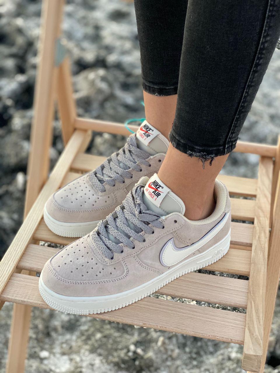 

Женские кроссовки Nike Air Force 1 Grey / Найк Аир Форс 1 Серые 39, Серый