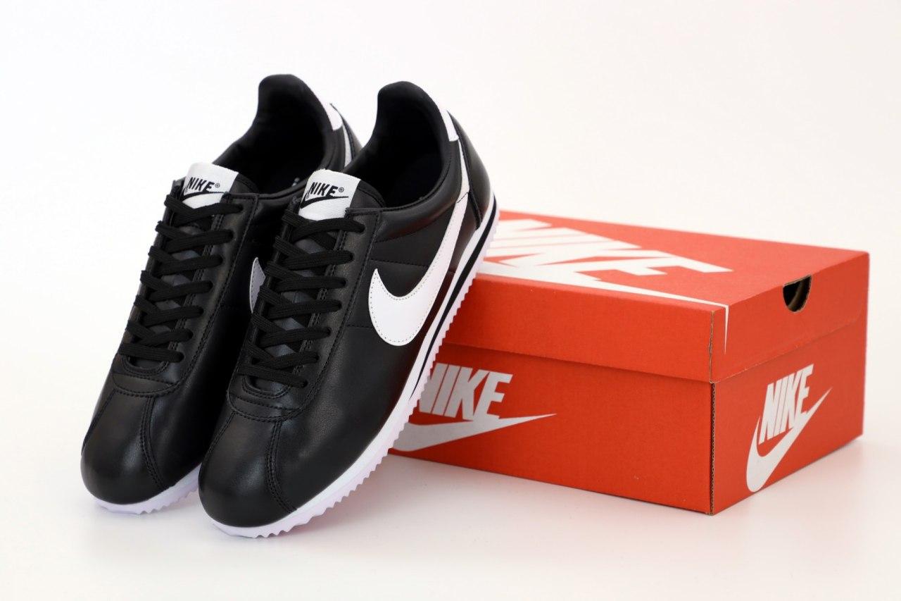 

Мужские кроссовки Nike CORTEZ Black / Найк Кортез Черные, Черный