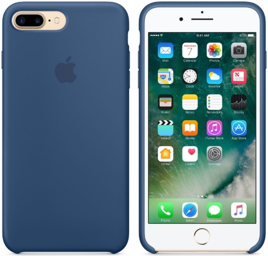 

Чехол Silicone Case для iPhone 7 Plus, iPhone 8 Plus OR Blue Cobalt